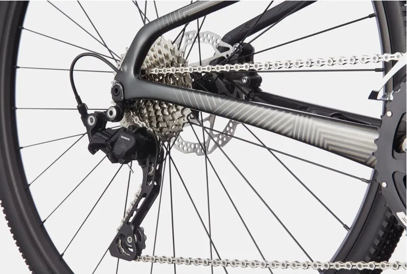 2021 Cannondale Topstone Neo Carbon 4 eGravel Bike in Silver-2